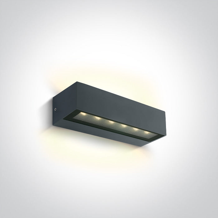 Антрацит 2x6W WW (топло бяло) IP65 230V