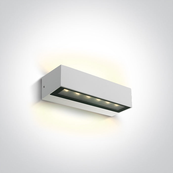 Бял 2x6W WW (топло бяло) IP65 230V