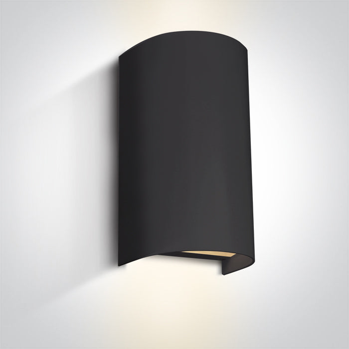 Антрацит Стенно осветително тяло (аплик) GU10 2x6W IP65 100-240V