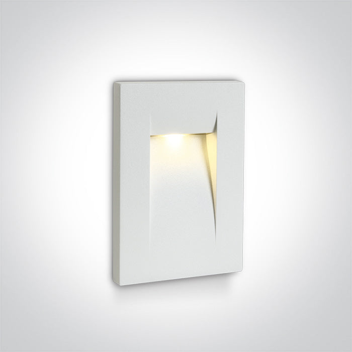 Бял WALL Вградено 3,6W WW (топло бяло) IP65 100-240V