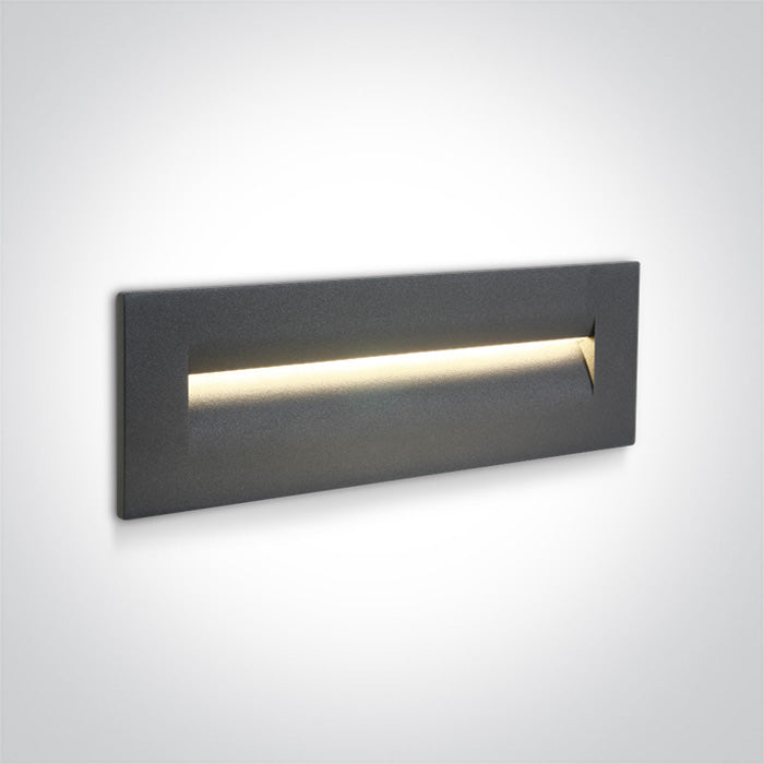 Антрацит WALL Вградено LED 8,5w WW (топло бяло) IP65 100-240v