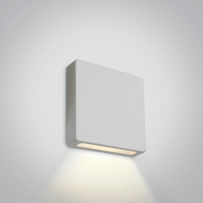 Бял WALL Вградено COB 2W WW (топло бяло) 700mA IP65 Dark-Light (задълбочен оптичен конус)