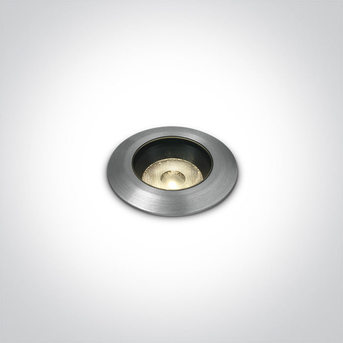 ALUMINIUM IP67 Земен COB 3W WW (топло бяло) 24V DC С димиране Dark-Light (задълбочен оптичен конус)