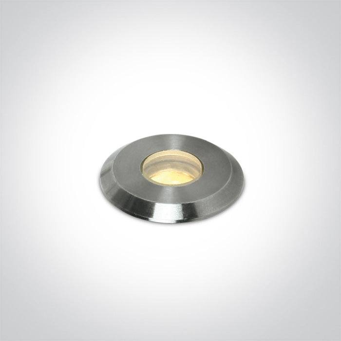 0,3W LED WW (топло бяло) SS316 IP68 Вградено Подводно 24V