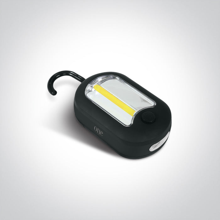 Черна COB LED ПРЕНОСИМА лампа