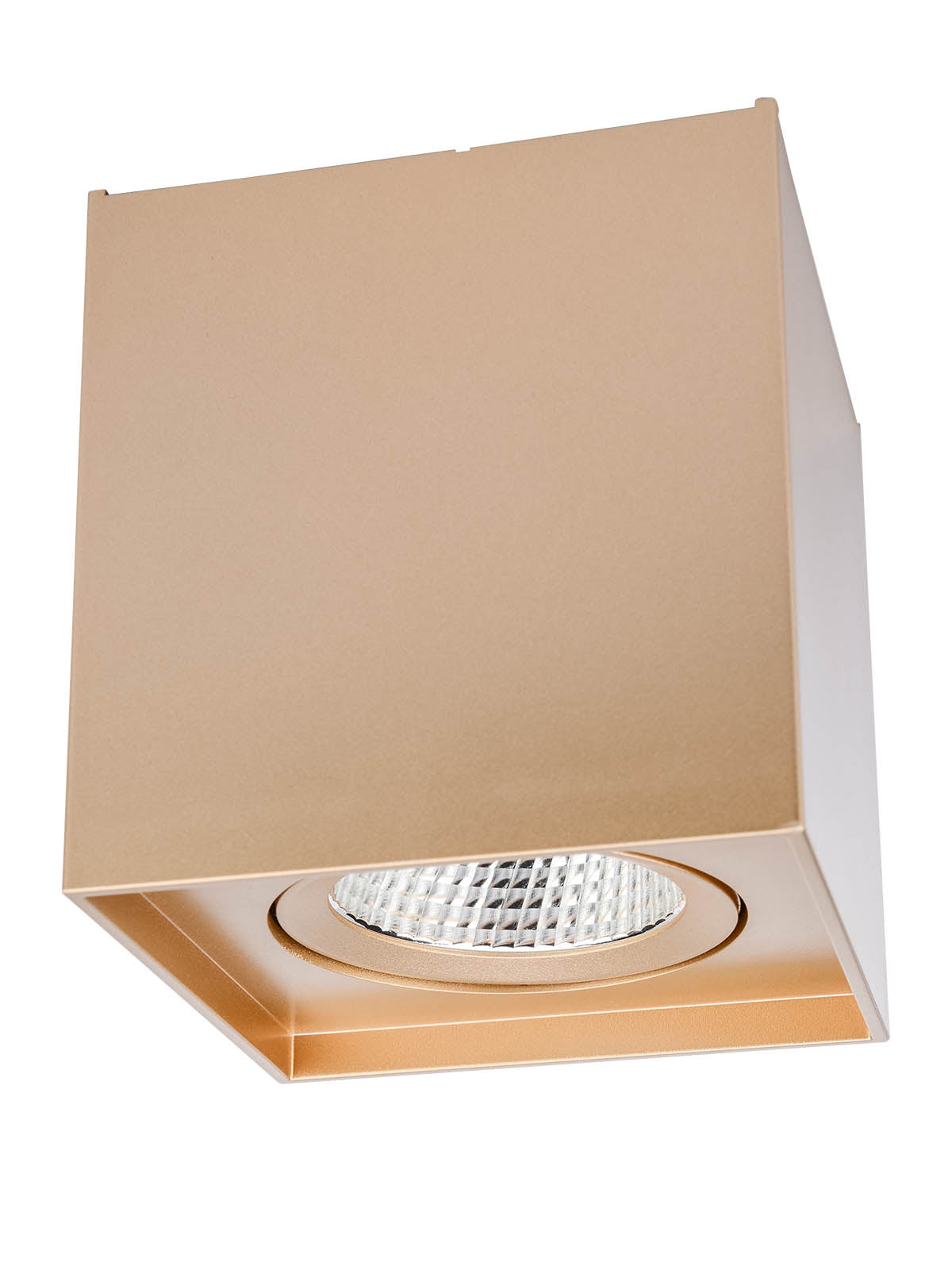 PC 01 LED 10W 3000K SQ матов златен