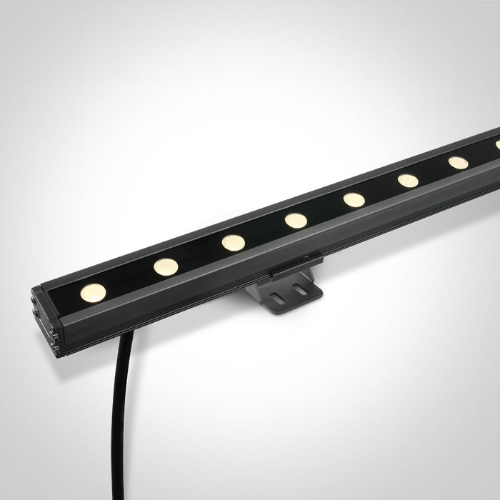 Сив 24x1W WW (топло бяло) 20x60° LENS IP66 24V С димиране
