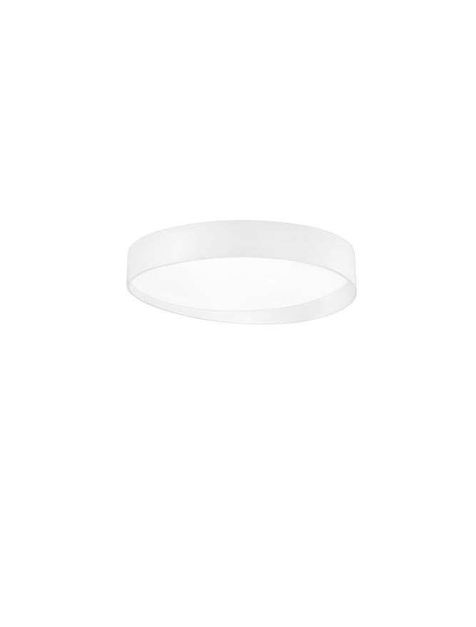 Висящо осветително тяло (пендел) FANO 26W LED Бял алуминий акрил ⌀40 H11.5см