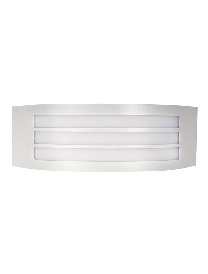 Външен аплик ZENITH LED E27 12W Пясъчно бял алуминий