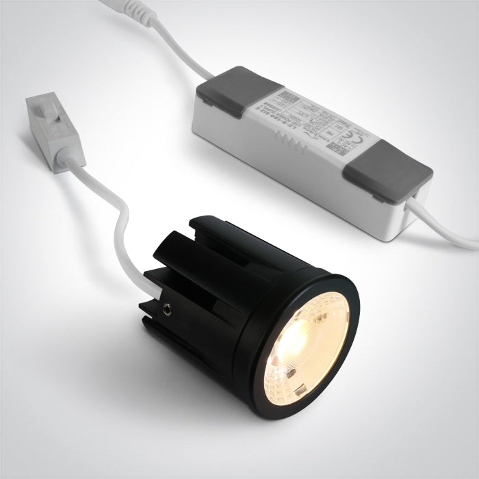 Черен 7W CCT (регулируем цвят на светлината) IP20 36° MR16 230V