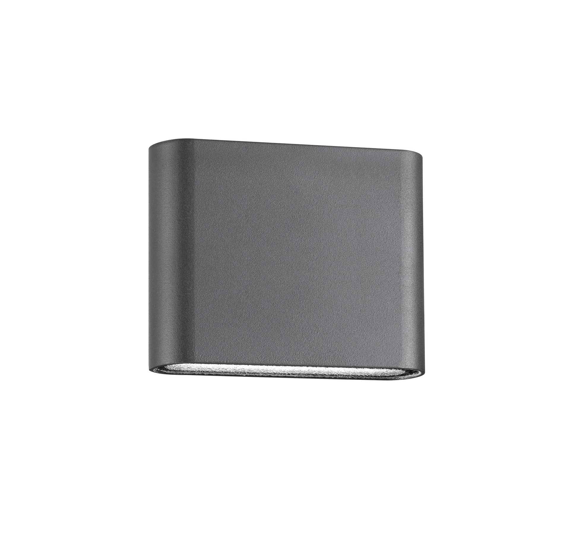 Външен аплик SOHO 2x3W LED Тъмен антрацит алуминий и стъкло IP54 3000K