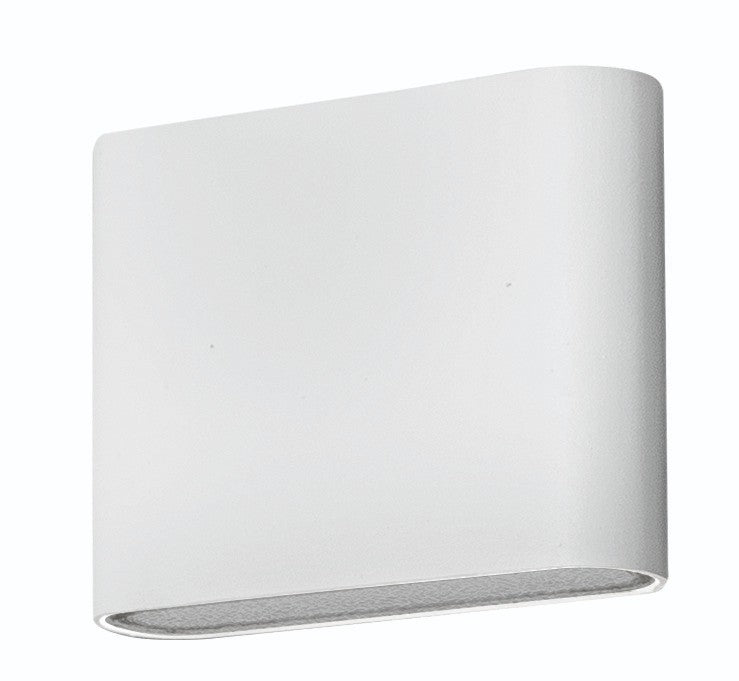 Външен аплик SOHO 2x3W LED Пясъчно бял алуминий и стъкло IP54 3000K
