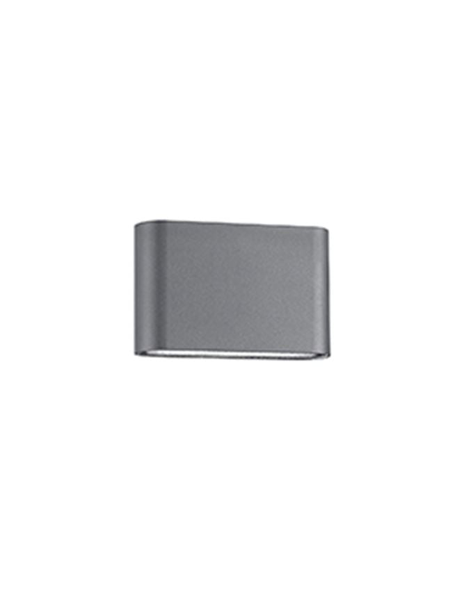 Външен аплик SOHO 2x5W LED Тъмен антрацит алуминий и стъкло IP54 3000K