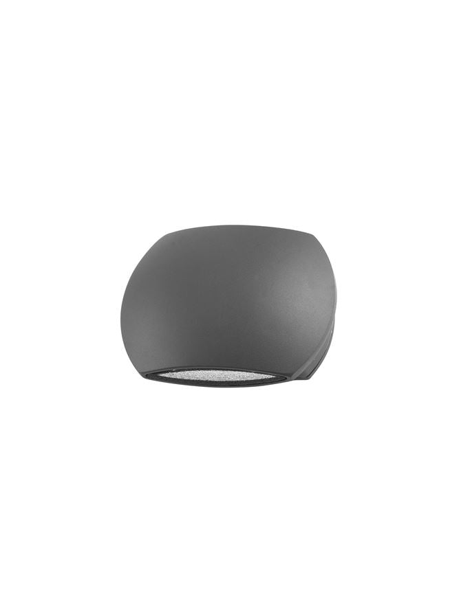 Външен аплик COMO 2x3W LED Тъмен антрацит алуминий и стъкло IP54 3000K