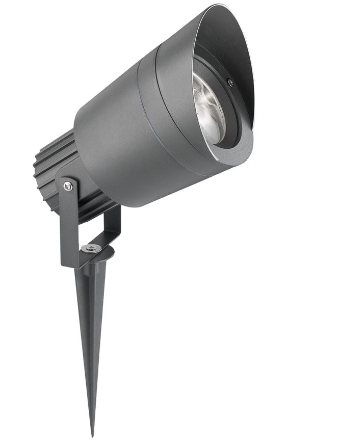 Външен аплик INSIDE LED GU10 10W Тъмен сив алуминий и стъкло IP54