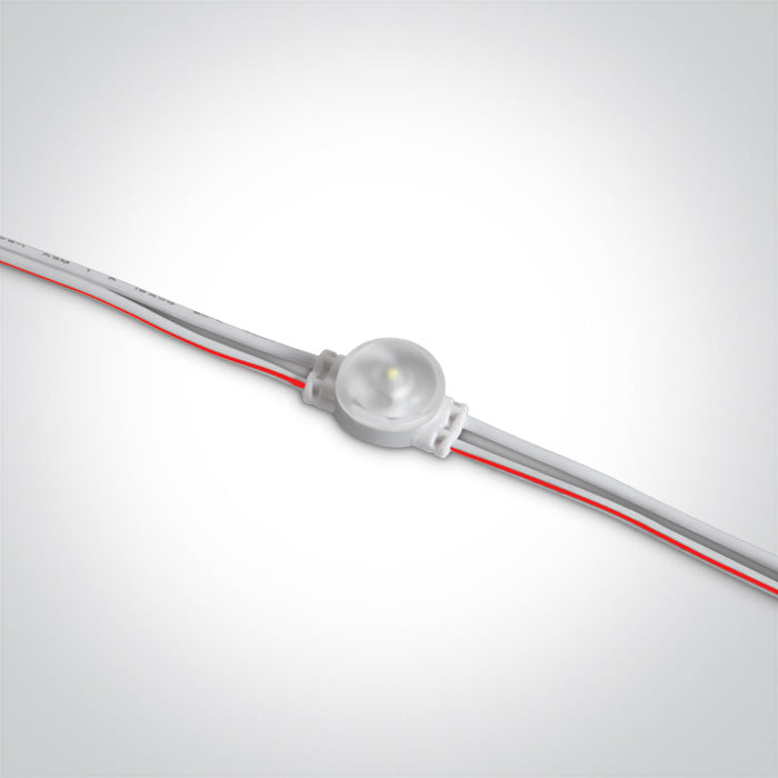 LED IP65 MODULE 0,5w 12vDC 6000K CHAIN 50pcs 10 м