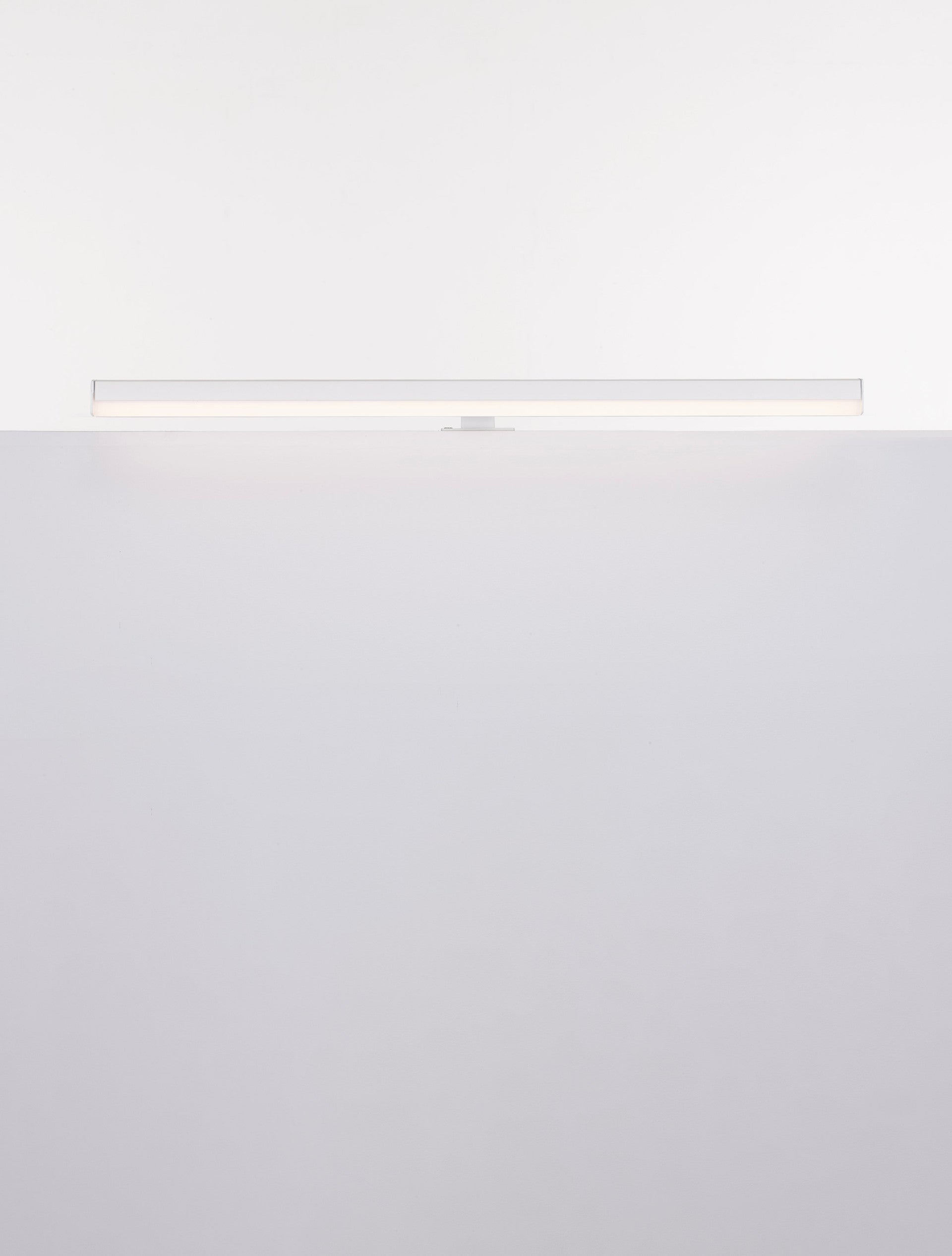 Висяща лампа GLIM 18W LED, мат бял алуминий и акрил, IP44