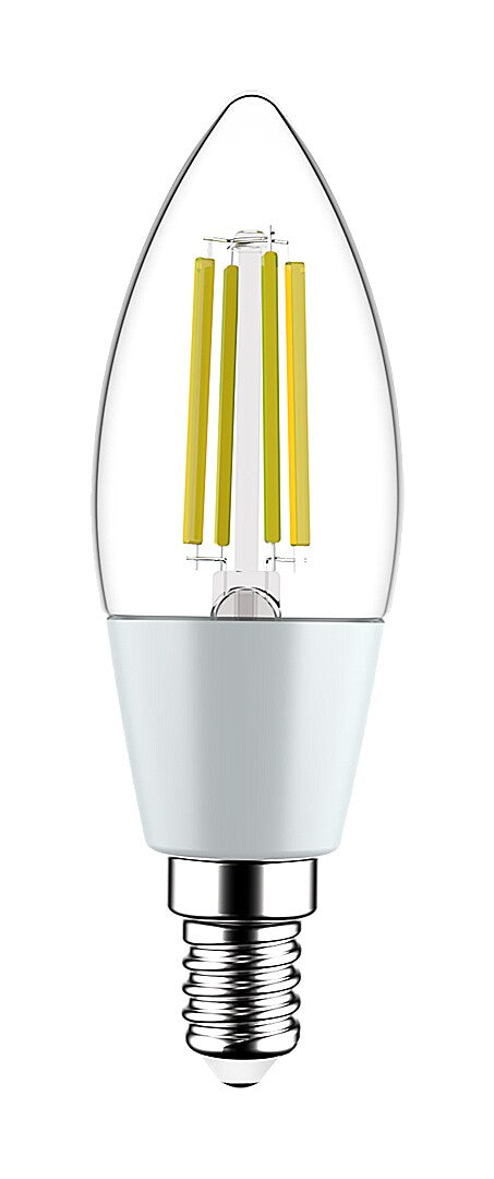 Филаментна LED крушка, E14 C35, 2W, 470lm, 4000K