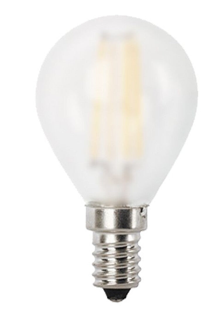Филаментна LED крушка, E14 G45, 4W, 350lm, 2700K