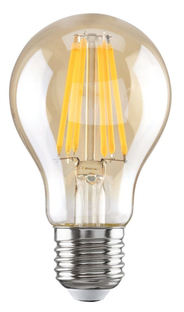 Филаментна LED крушка, E27 A60, 9W, 850lm, 2700K