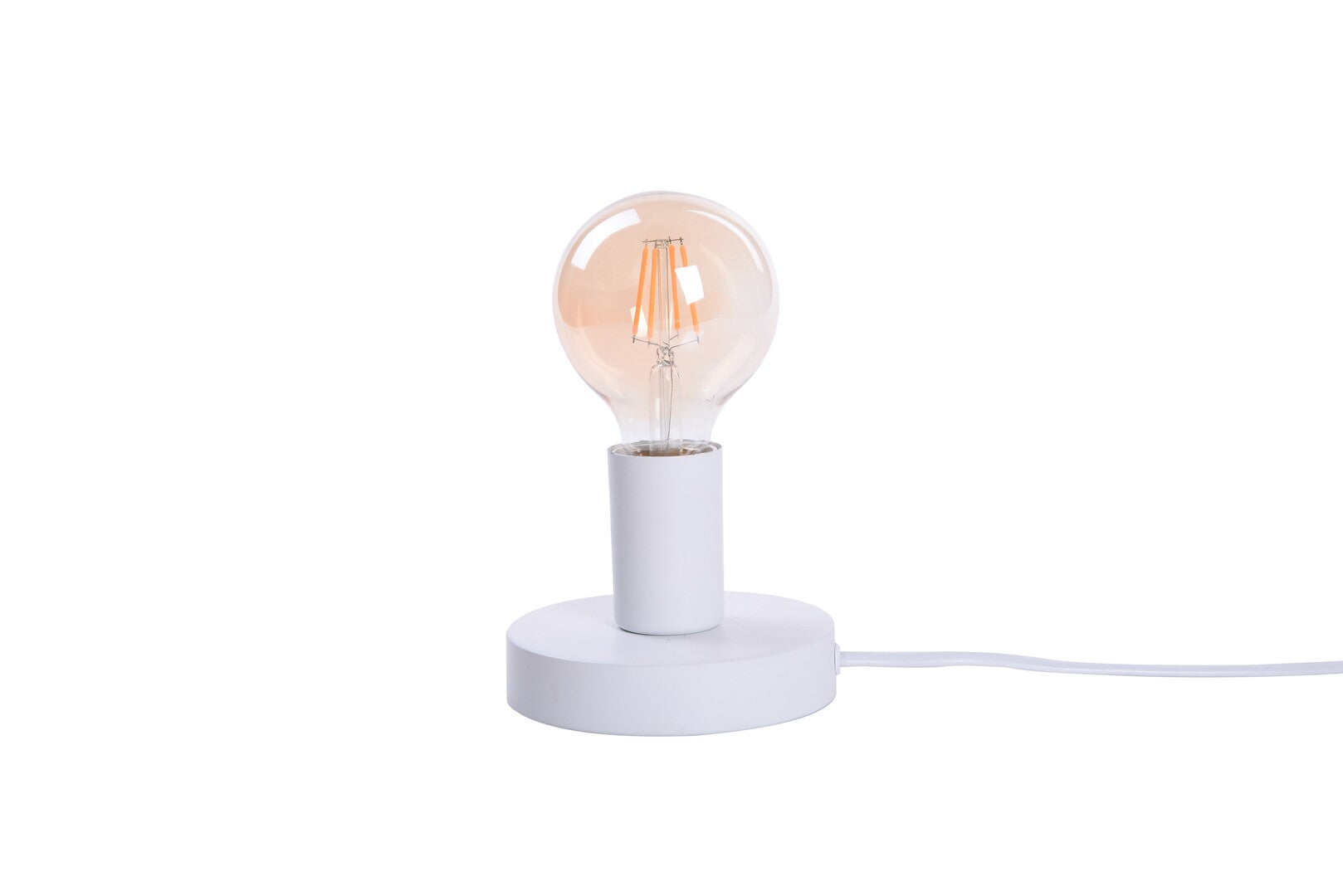 Филаментна LED крушка, E27 G95, 4W, 350lm, 2200K