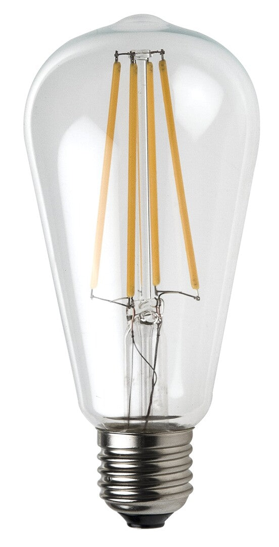 Филаментна LED крушка, E27 ST65, 10W, 1230lm, 4000K