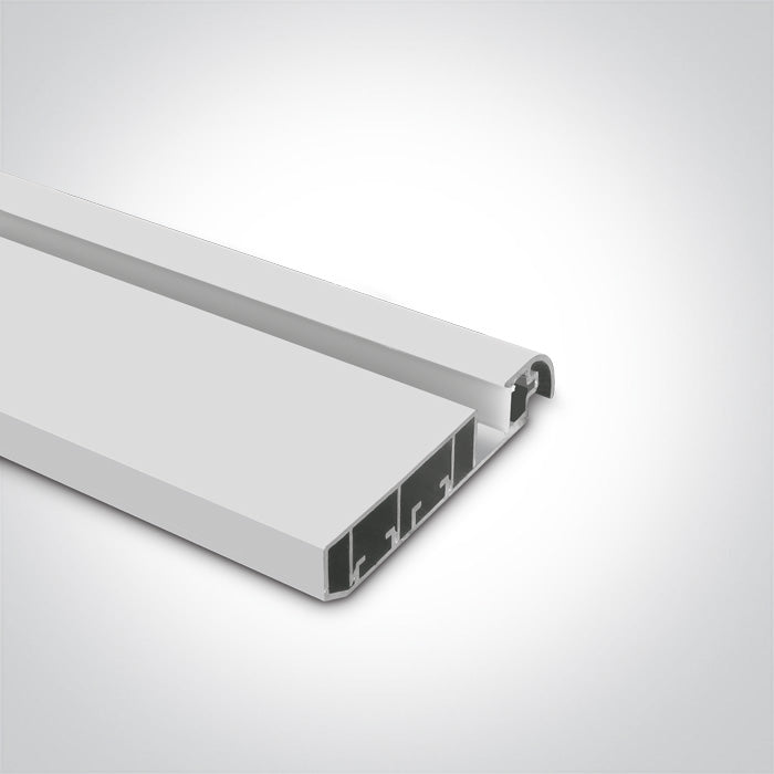 Бял ALUMINIUM LED Профил за WALL за 8 мм Лед лента 2 м