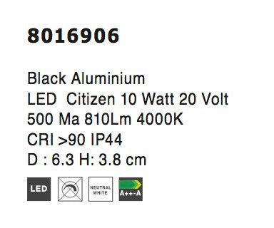 Техническо осветление OBLIVION 10W COB Led 4000K