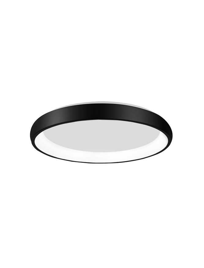Висящо осветително тяло (пендел) ALBI 50W Пясъчно черен алуминий и акрил LED Триак димируем