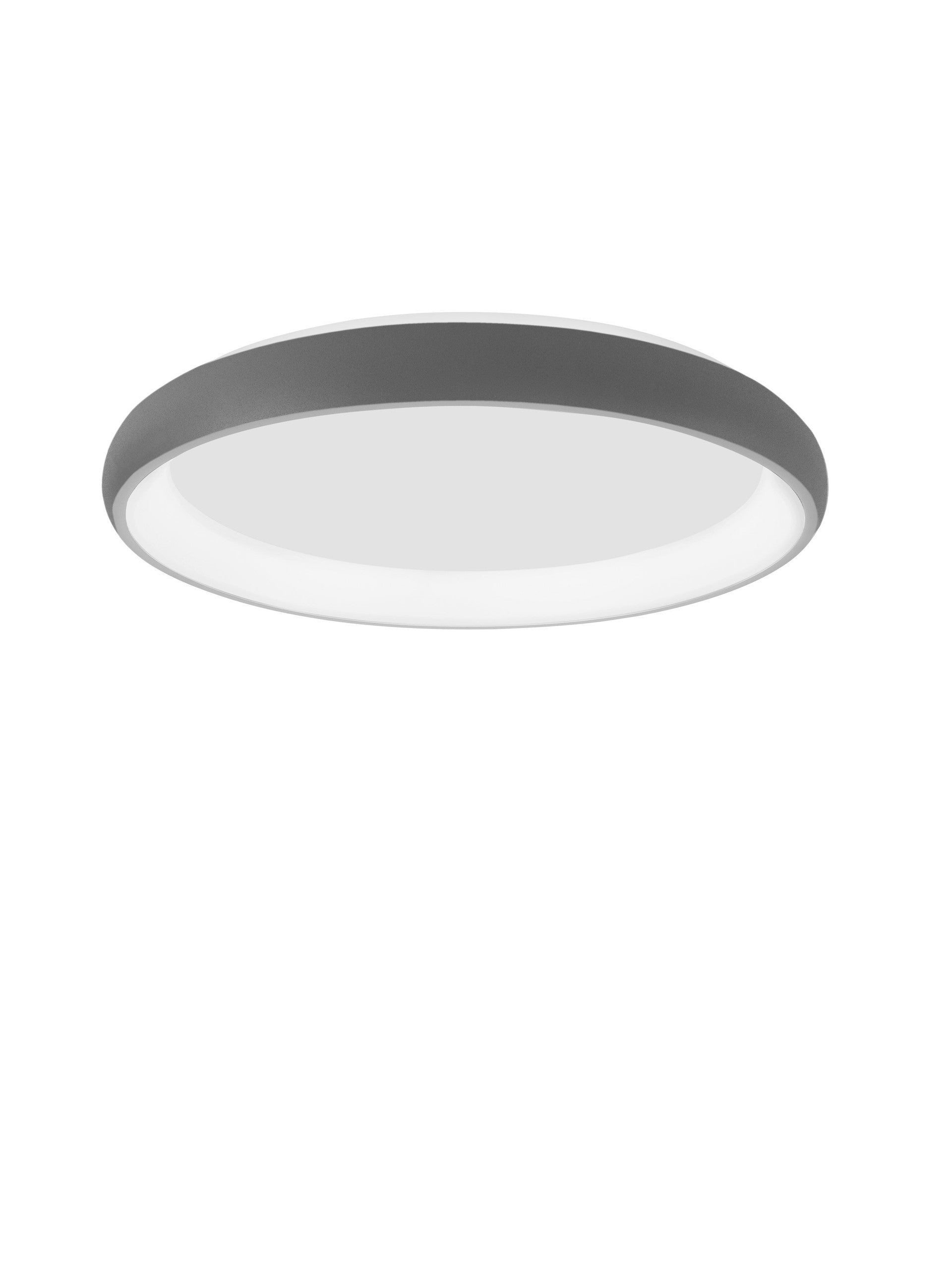 Висящо осветително тяло (пендел) ALBI 50W Сив алуминий и акрил LED Триак димируем