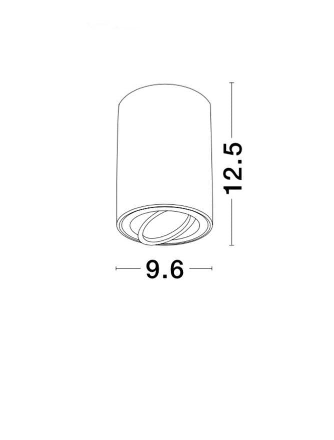 LED спот GOZZANO 13W MR16 Пясъчно бял алуминий