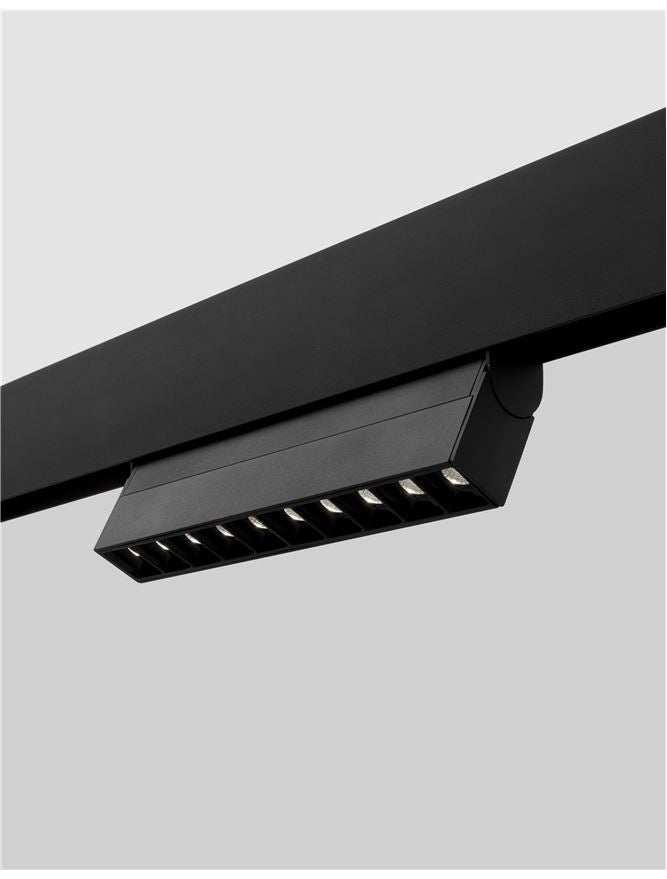 Магнитна система 48V BUXTON LED лента 15W 4000K Матово черен L27.4 H11.7см