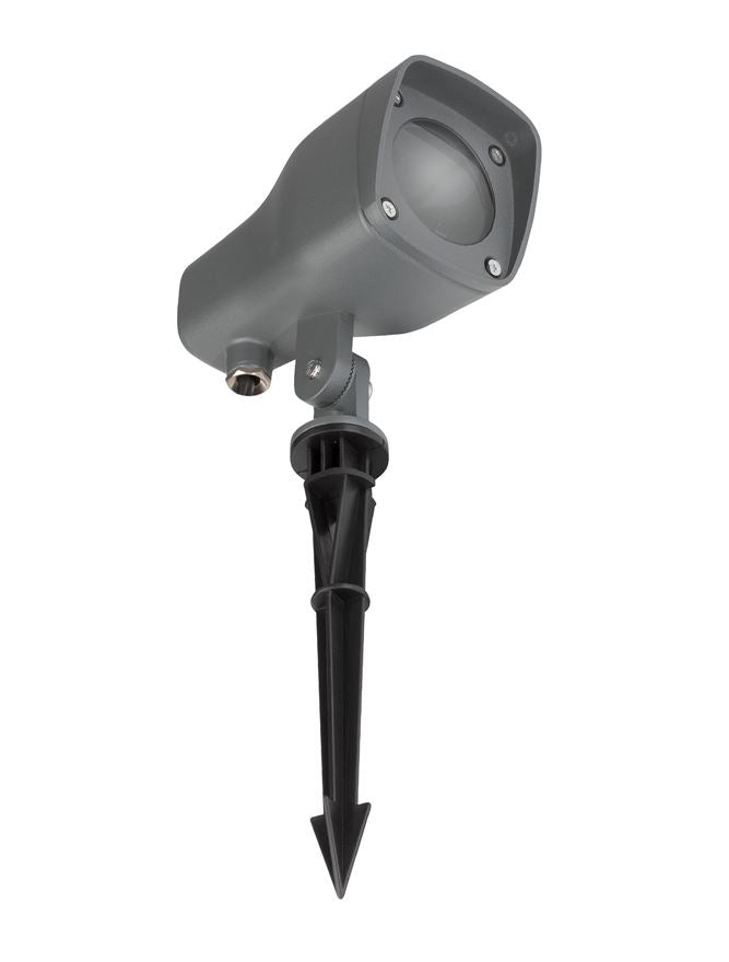 Външен аплик INSIDE LED GU10 10W Тъмен сив алуминий и стъкло IP54