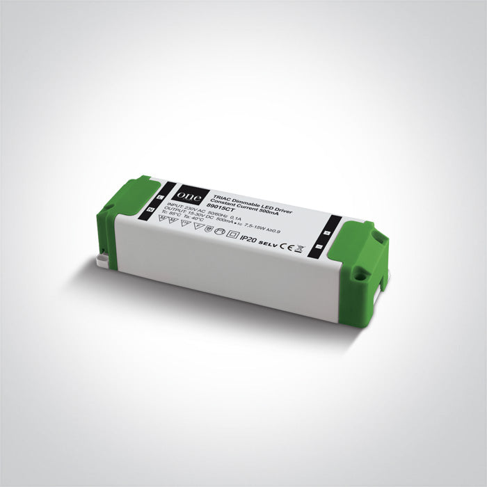 С димиране Захранващ драйвер 500mA 7,5-15W 230V