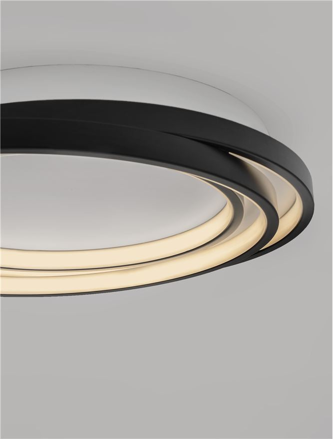 Висящо осветително тяло (пендел) ARBOR 27W LED Матово черен метал и акрил