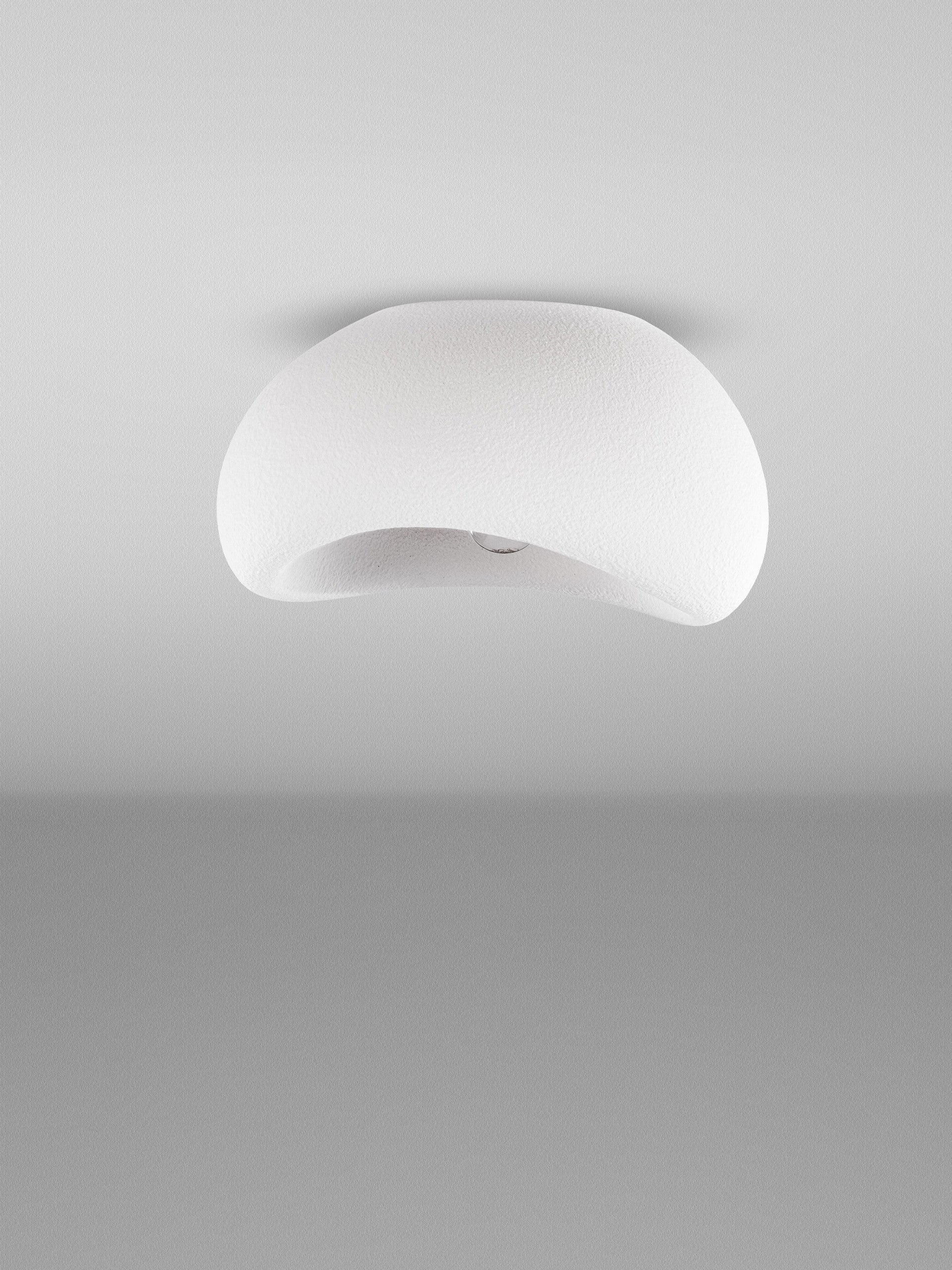 Висяща лампа AERE 12W LED E27 пясъчно сиво полиуретан и смола Д40 Ш32 В21.2см