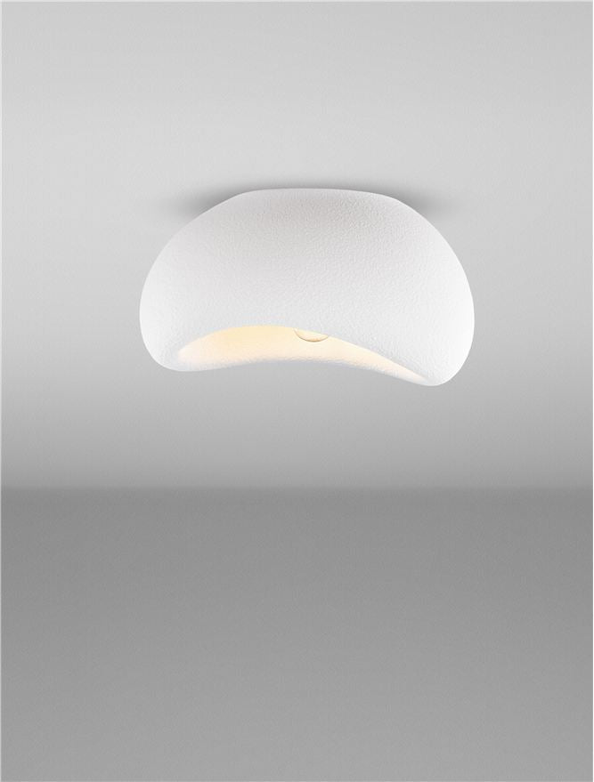 Висящо осветително тяло (пендел) AERE 12W LED E27 Пясъчно сив полиуретан и смола L40 W32 H21.2см