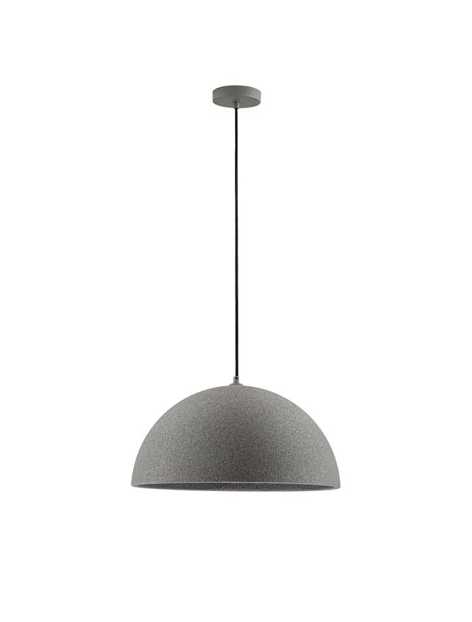 Висящо осветително тяло (пендел) STARLA 12W LED E27 Пясъчно сив полиуретан и смола ⌀50 H250см
