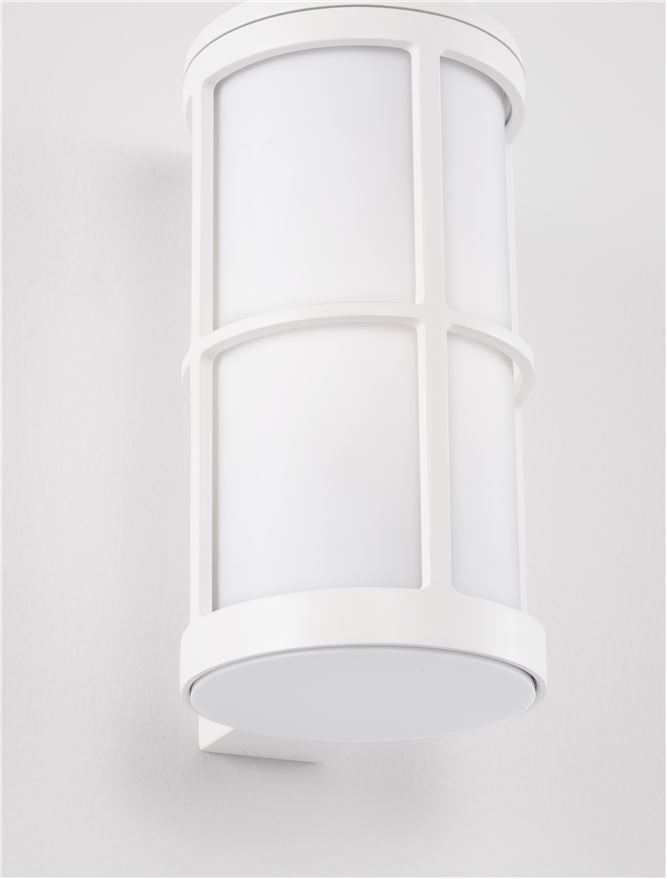 Градинска лампа STONE 12W Пясъчно бял алуминий и акрил IP54 E27 ⌀12 W15 H23см без крушка