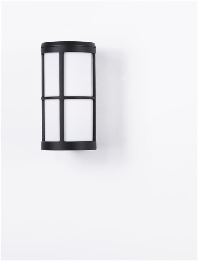 Градинска лампа STONE 12W Тъмен антрацит алуминий и акрил IP54 E27 ⌀12 W15 H23см без крушка