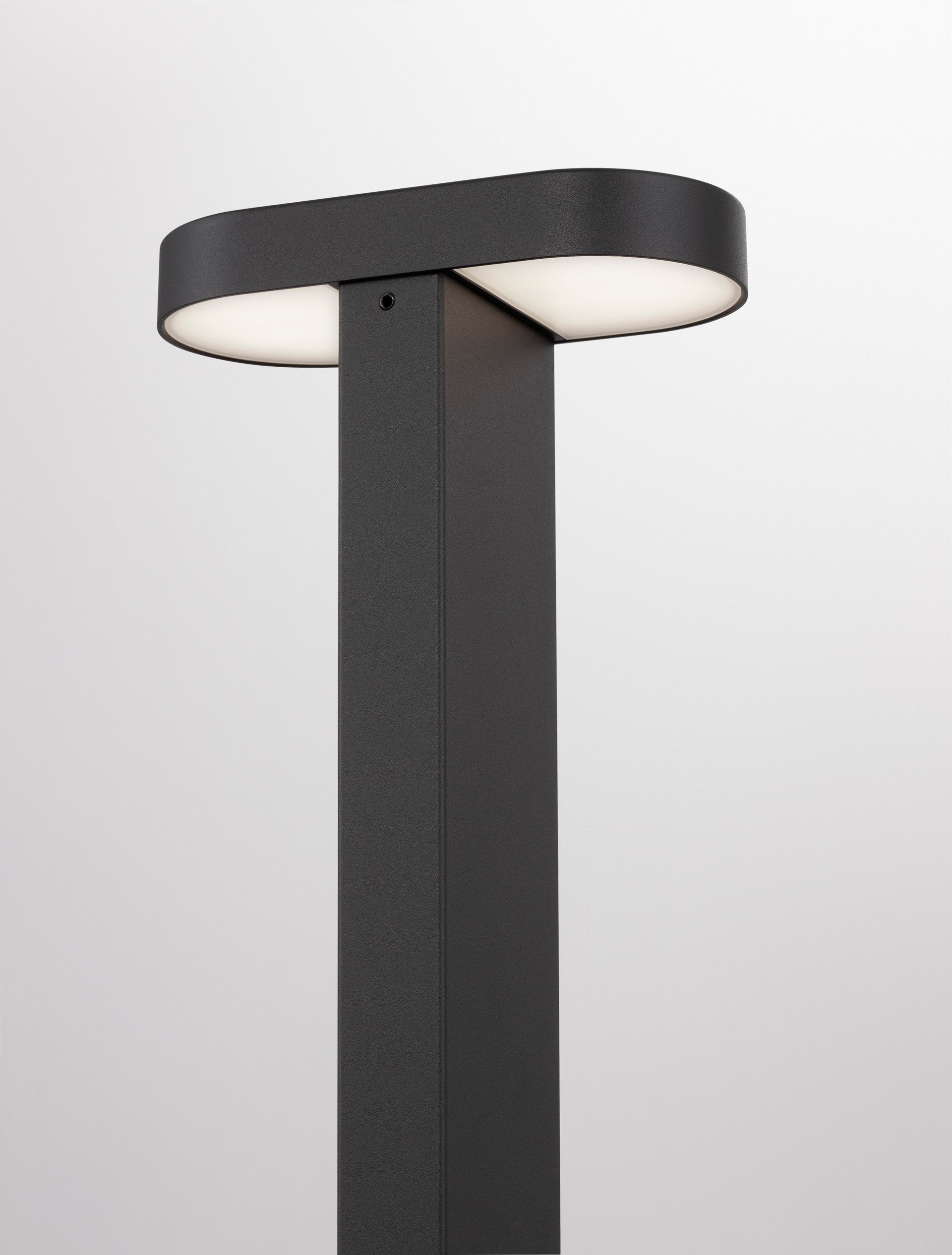 Външен аплик OFIR LED 10W Тъмен антрацит алуминий и акрил L16 W8 H50см IP54