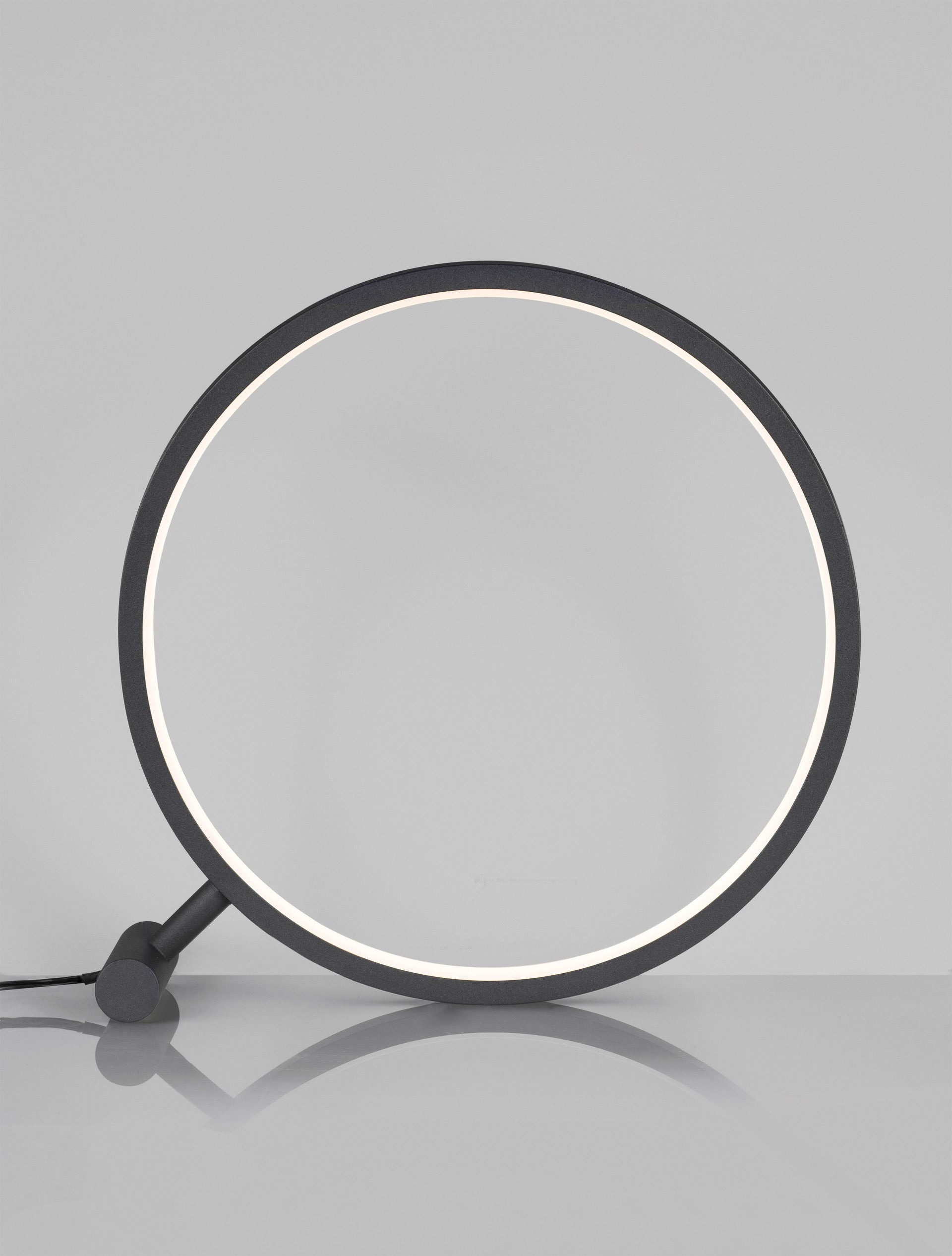 Висящо осветително тяло (пендел) HOLA LED 12W Пясъчно черен алуминий ⌀30 H30см