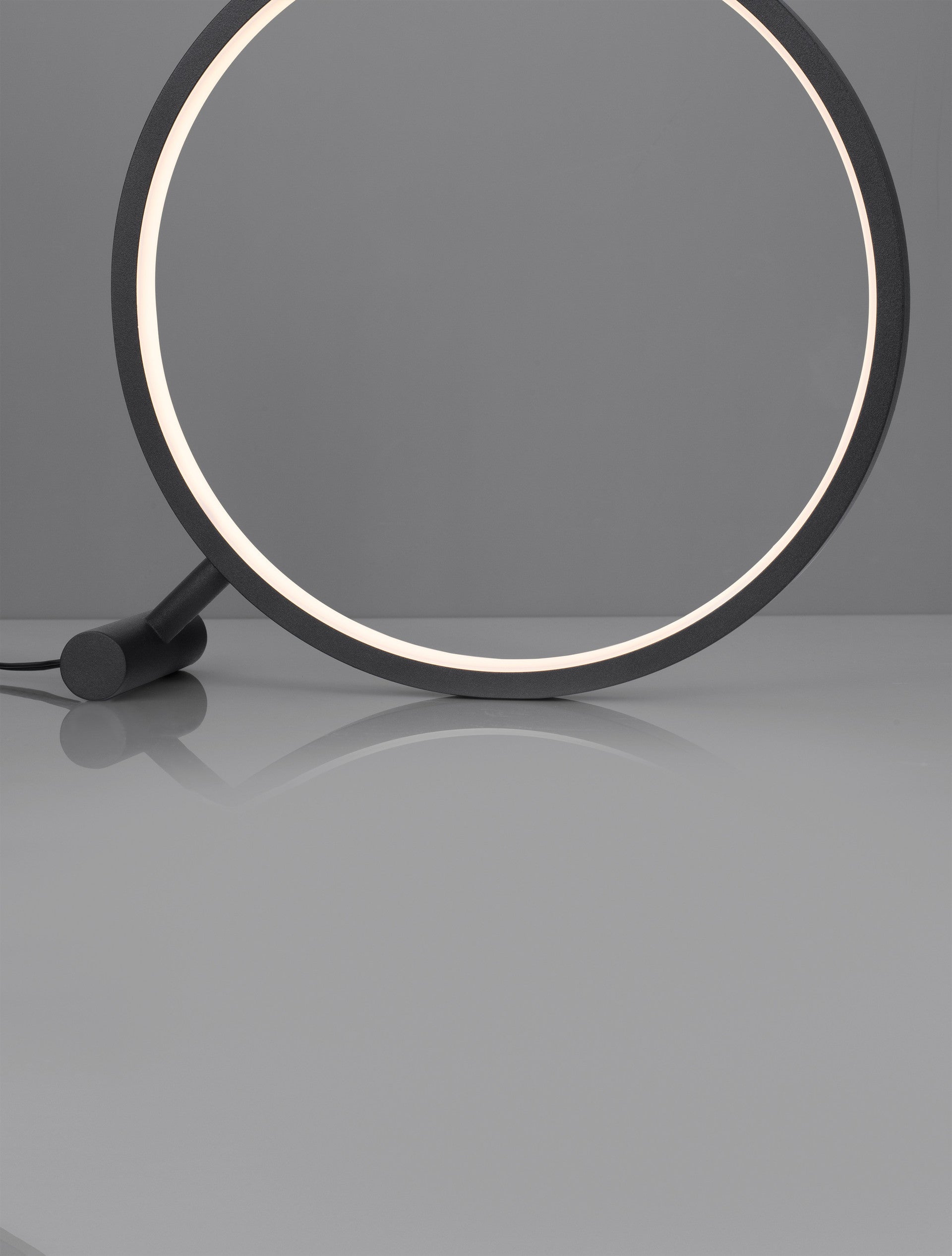 Висящо осветително тяло (пендел) HOLA LED 12W Пясъчно черен алуминий ⌀30 H30см