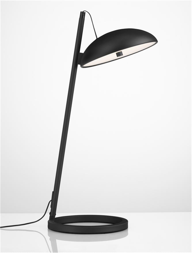 Висящо осветително тяло (пендел) FLUTE LED 18W Пясъчно черен алуминий L20 W28 H53см