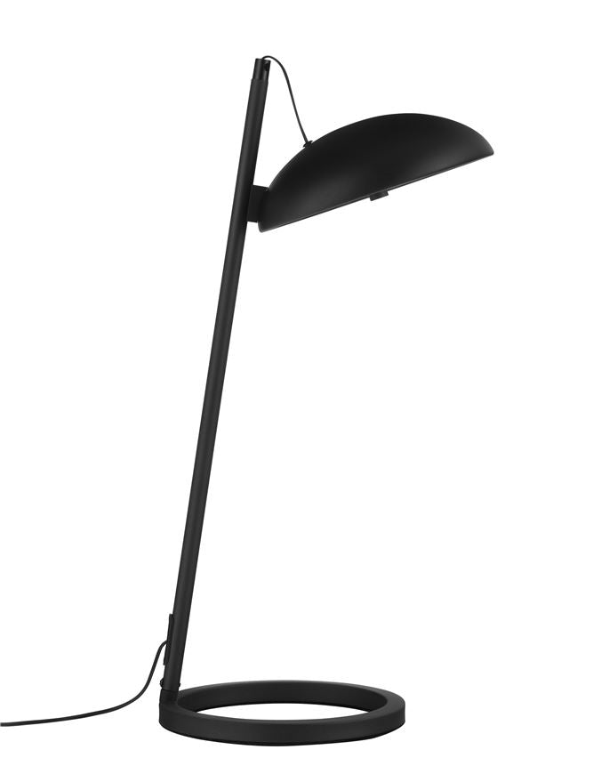 Висящо осветително тяло (пендел) FLUTE LED 18W Пясъчно черен алуминий L20 W28 H53см