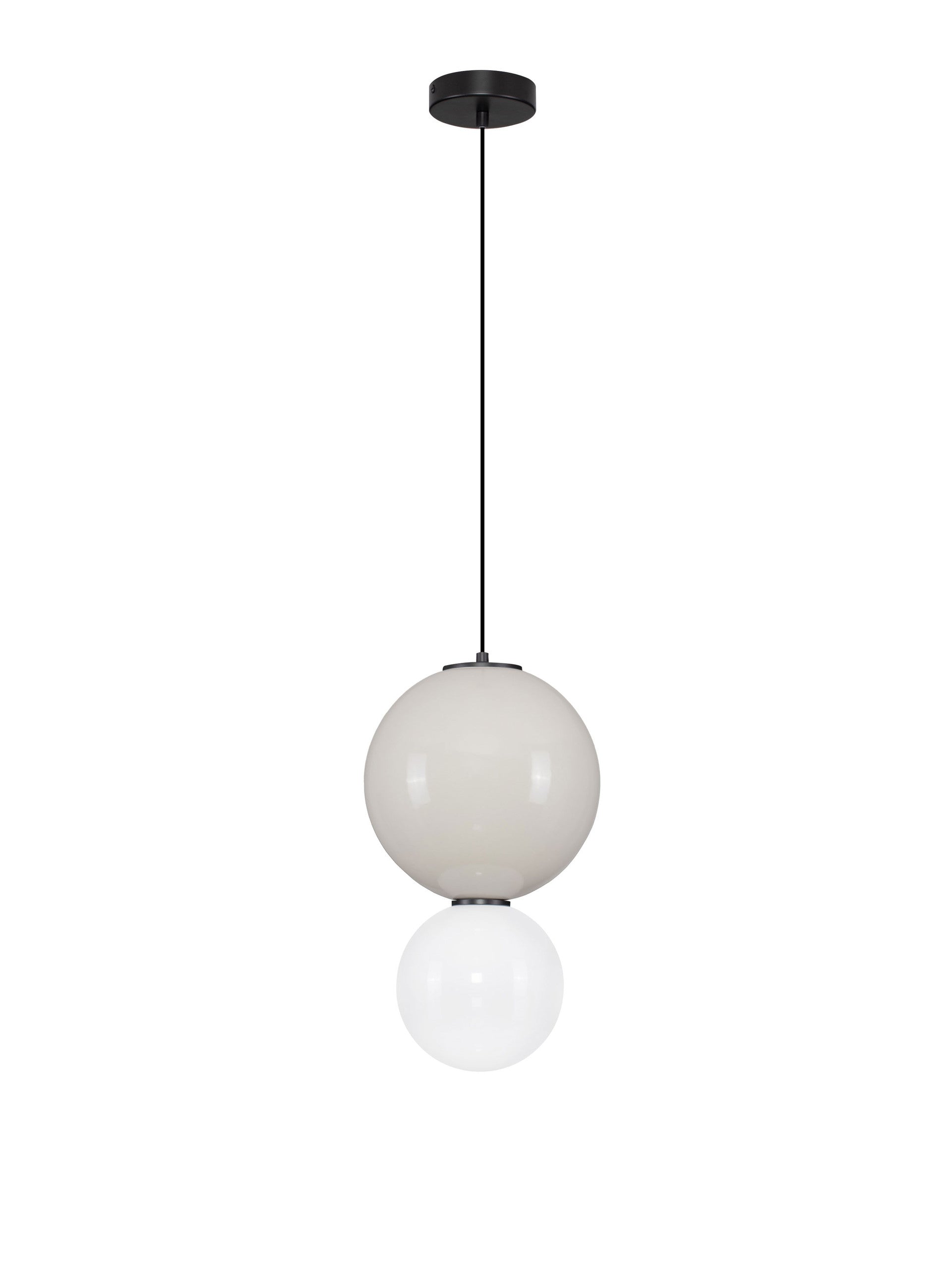 Подова лампа NOESIS LED 7W Светлосив порцелан, матово черен