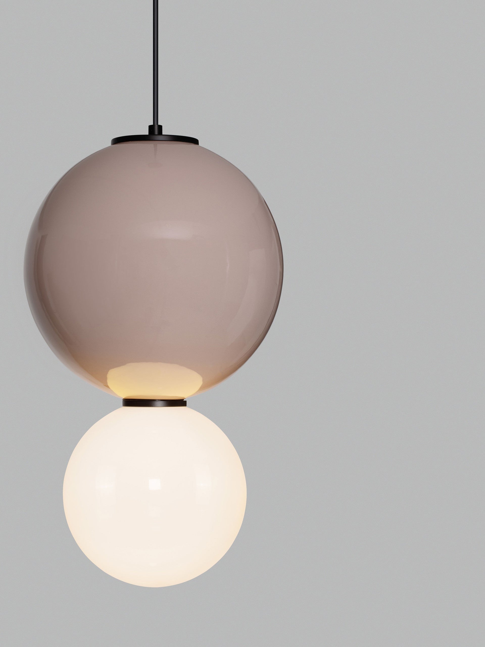 Подова лампа NOESIS LED 7W Mocha порцелан, мат черна