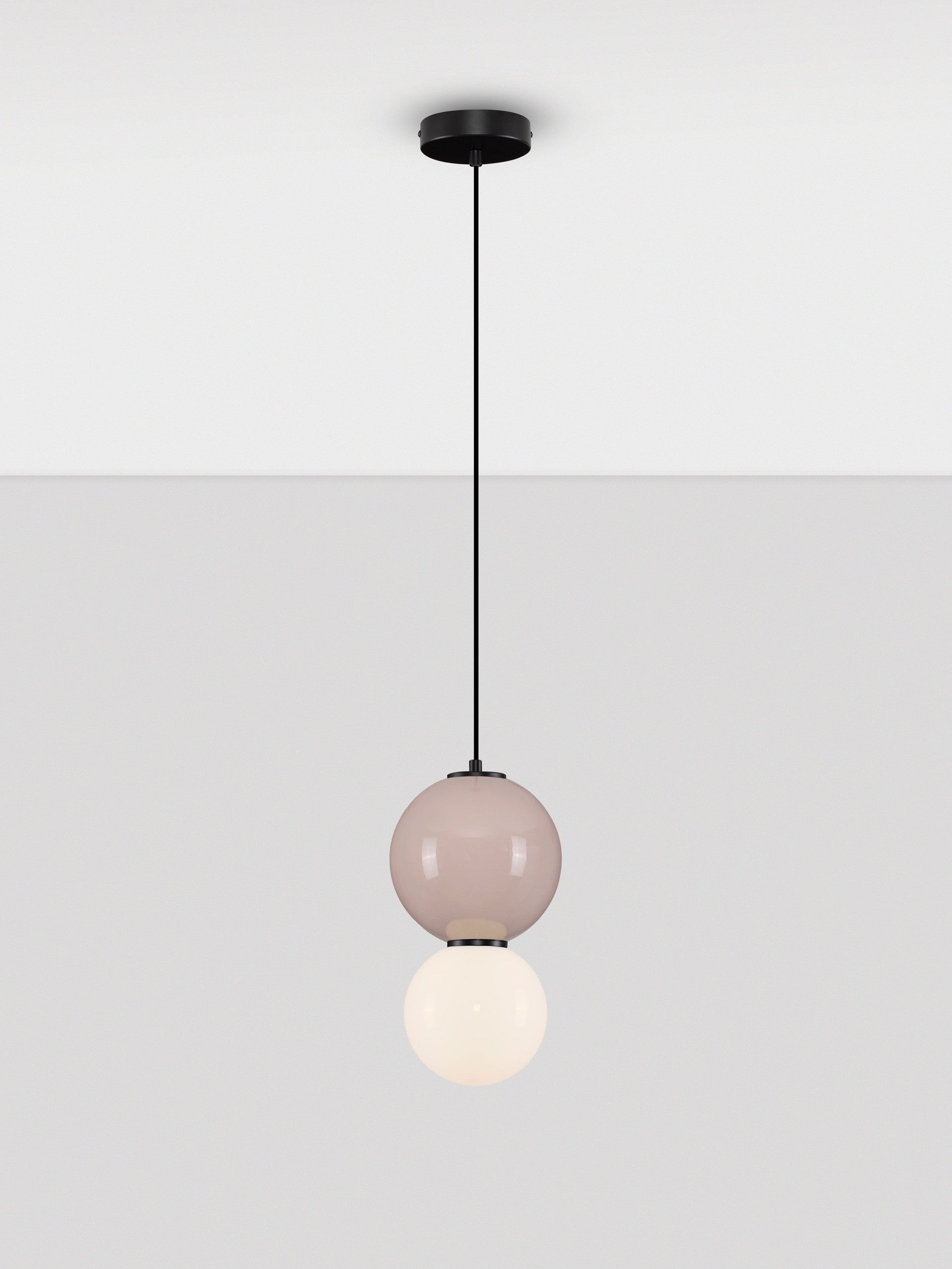 Подова лампа NOESIS LED 6W Мока порцелан, матово черен