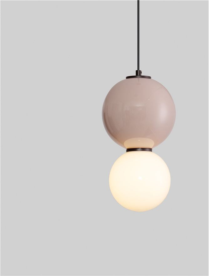 Подова лампа NOESIS LED 6W Мока порцелан, матово черен