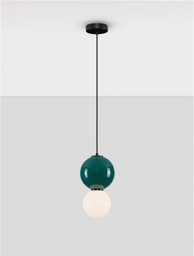 Подова лампа NOESIS LED 6W Яспис порцелан, матово черен